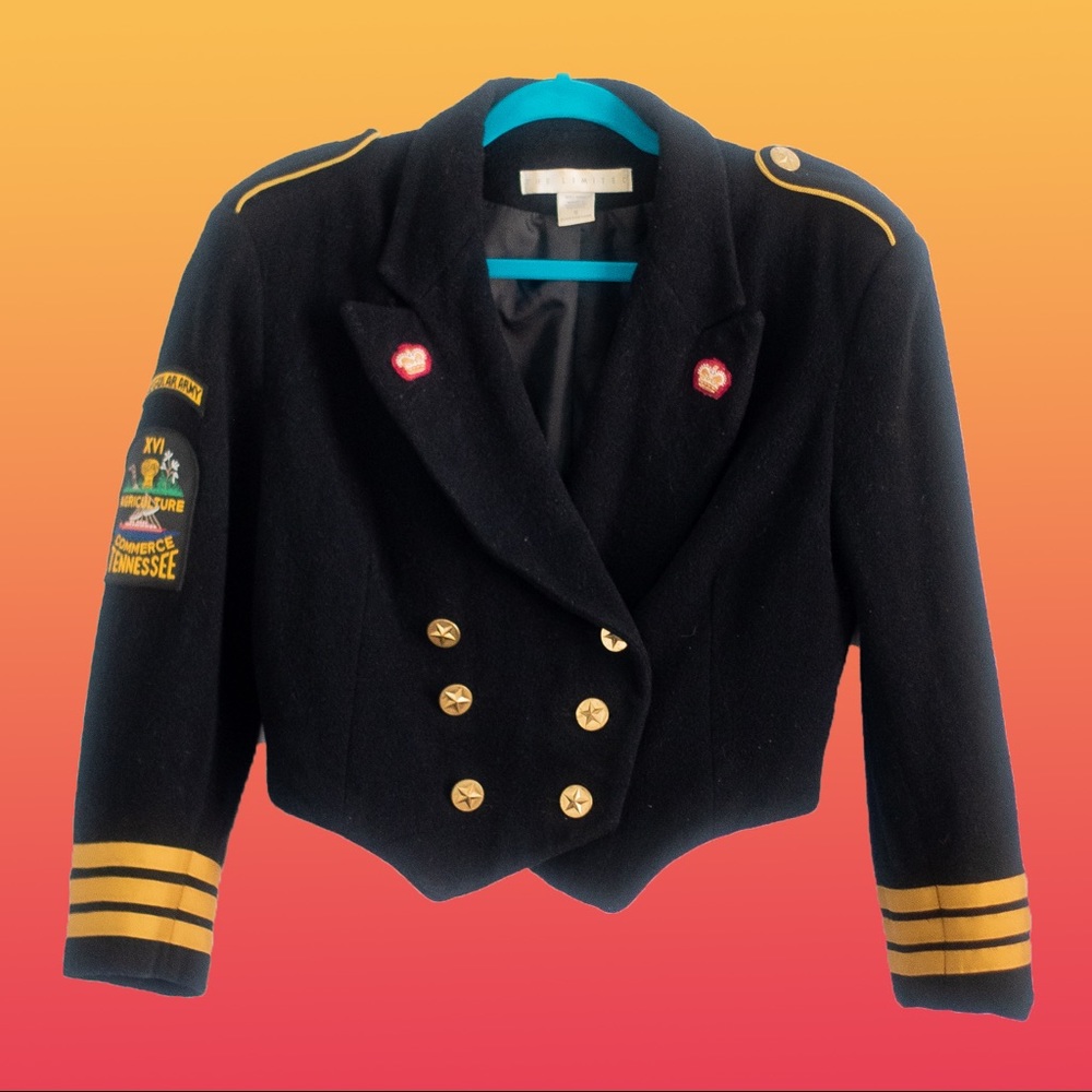 Vintage Military-Style Jacket